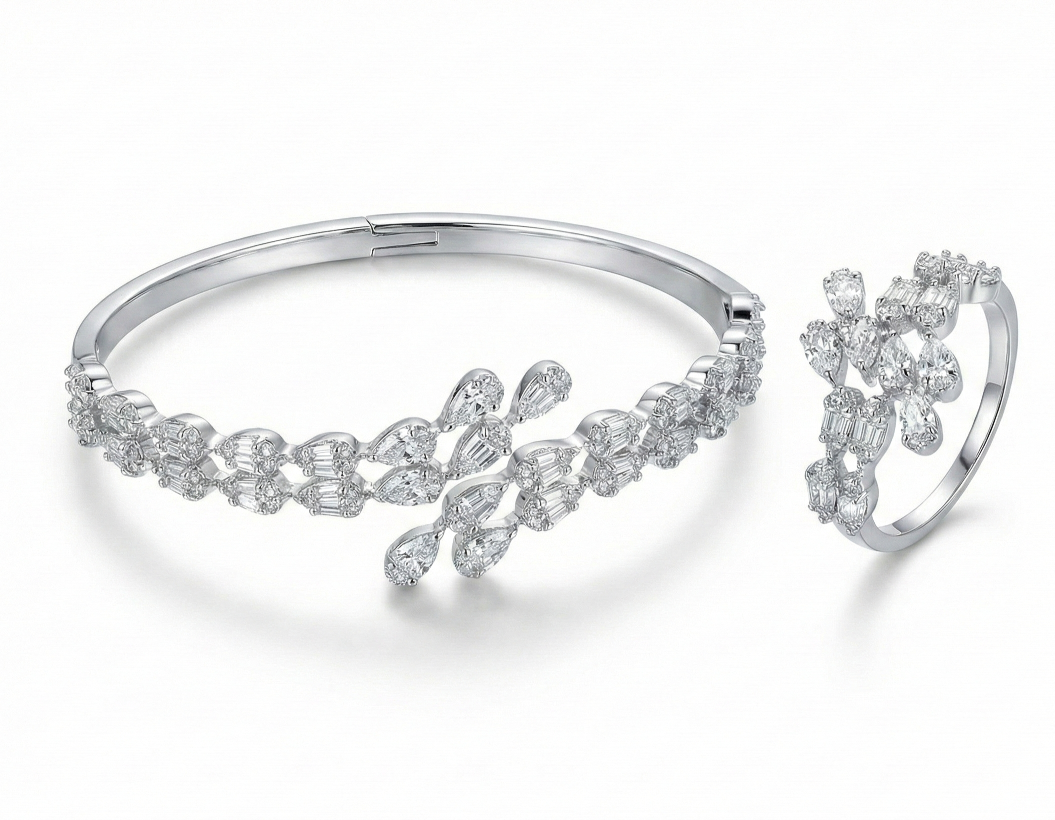 Bracelet et Bague Zircon – Image 1