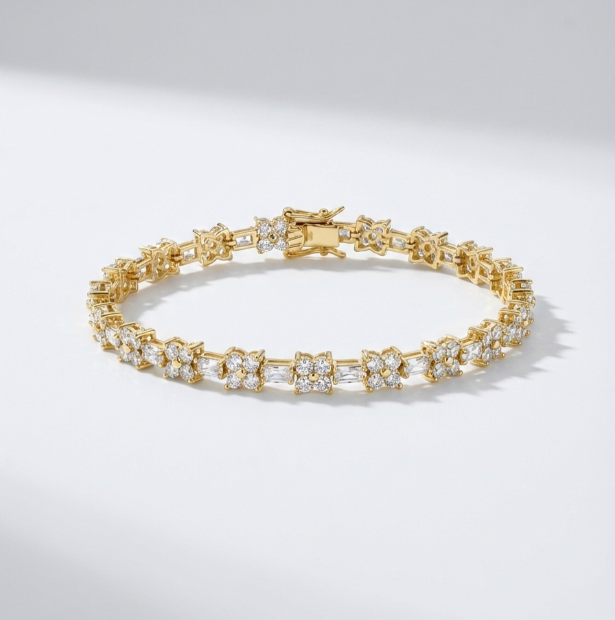 20260119x1 (1) Gourmette en zircon – Image 1