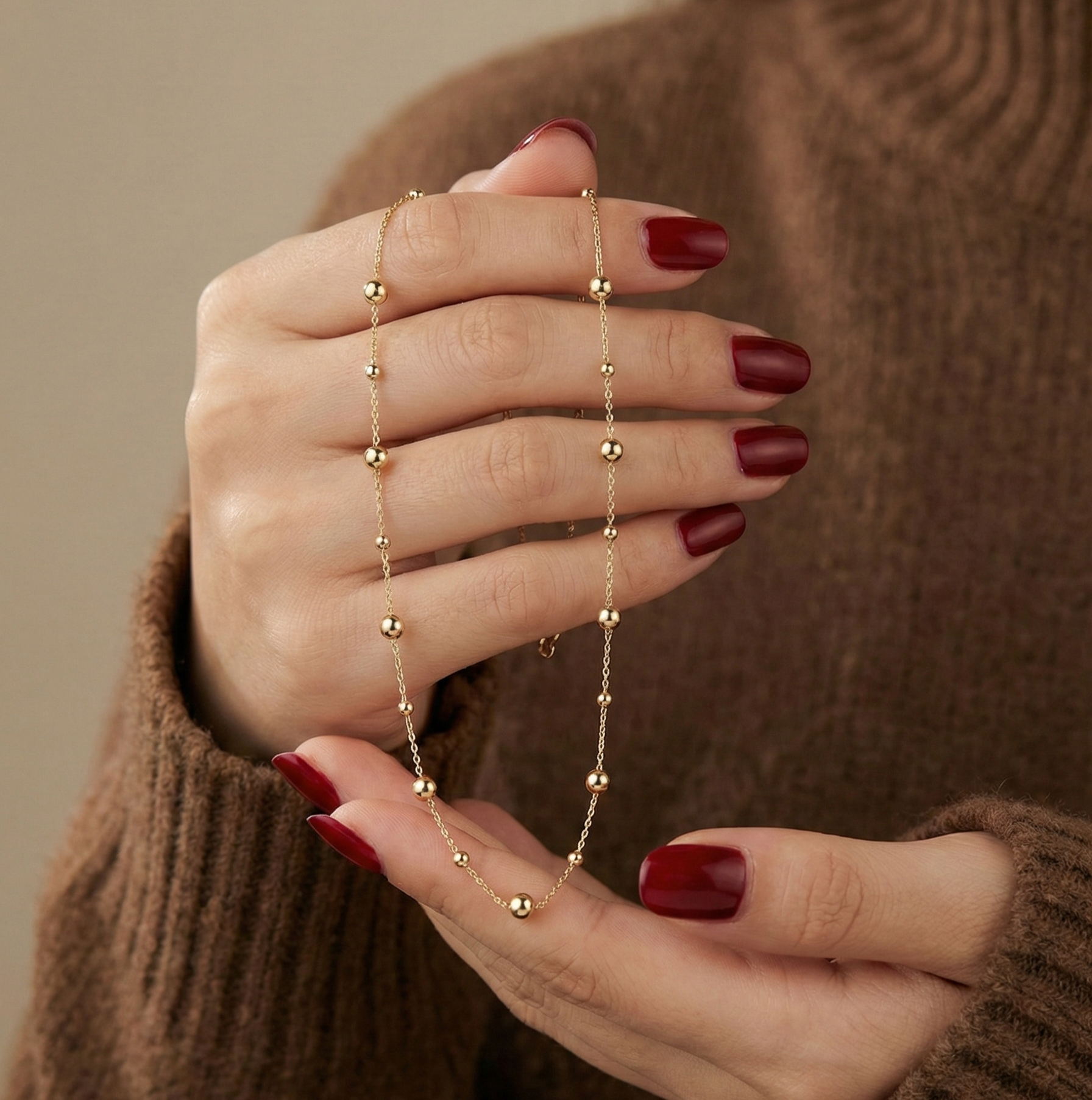 1000375843x5 Collier en plaqué or CN de haute qualité – Image 1
