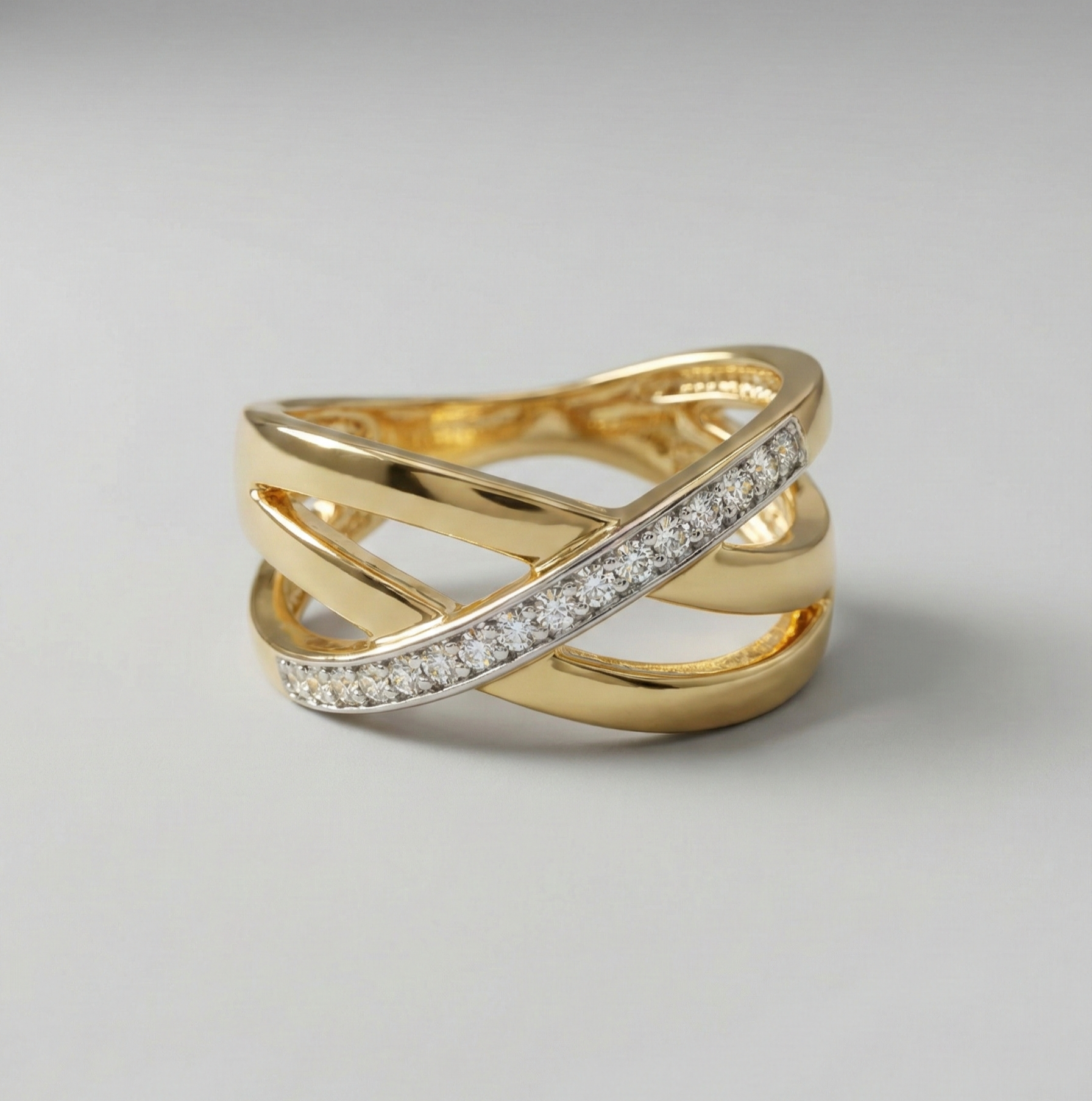bague cn 04 Bague en plaqué or CN de haute qualité – Image 1