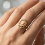 Bague en plaqué or CN de haute qualité – Image 2
