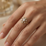 Bague en plaqué or CN de haute qualité – Image 2