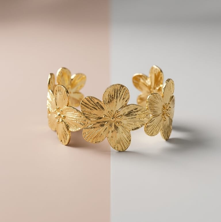 Bracelet Flora acier inoxydable (2) Bracelet Flora acier inoxydable – Image 1