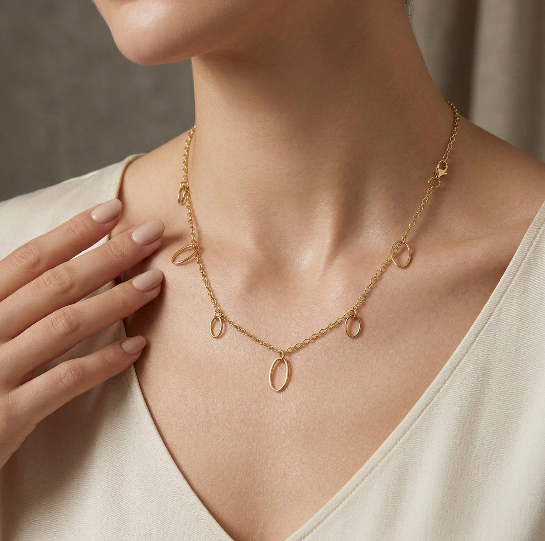 Collier cn 20 Collier en plaqué or CN de haute qualité – Image 1