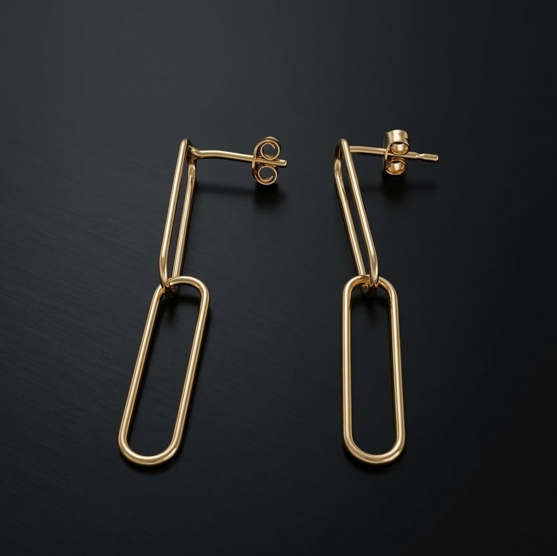 boucle cn 28 Boucles d’oreilles en plaqué or CN – Image 1