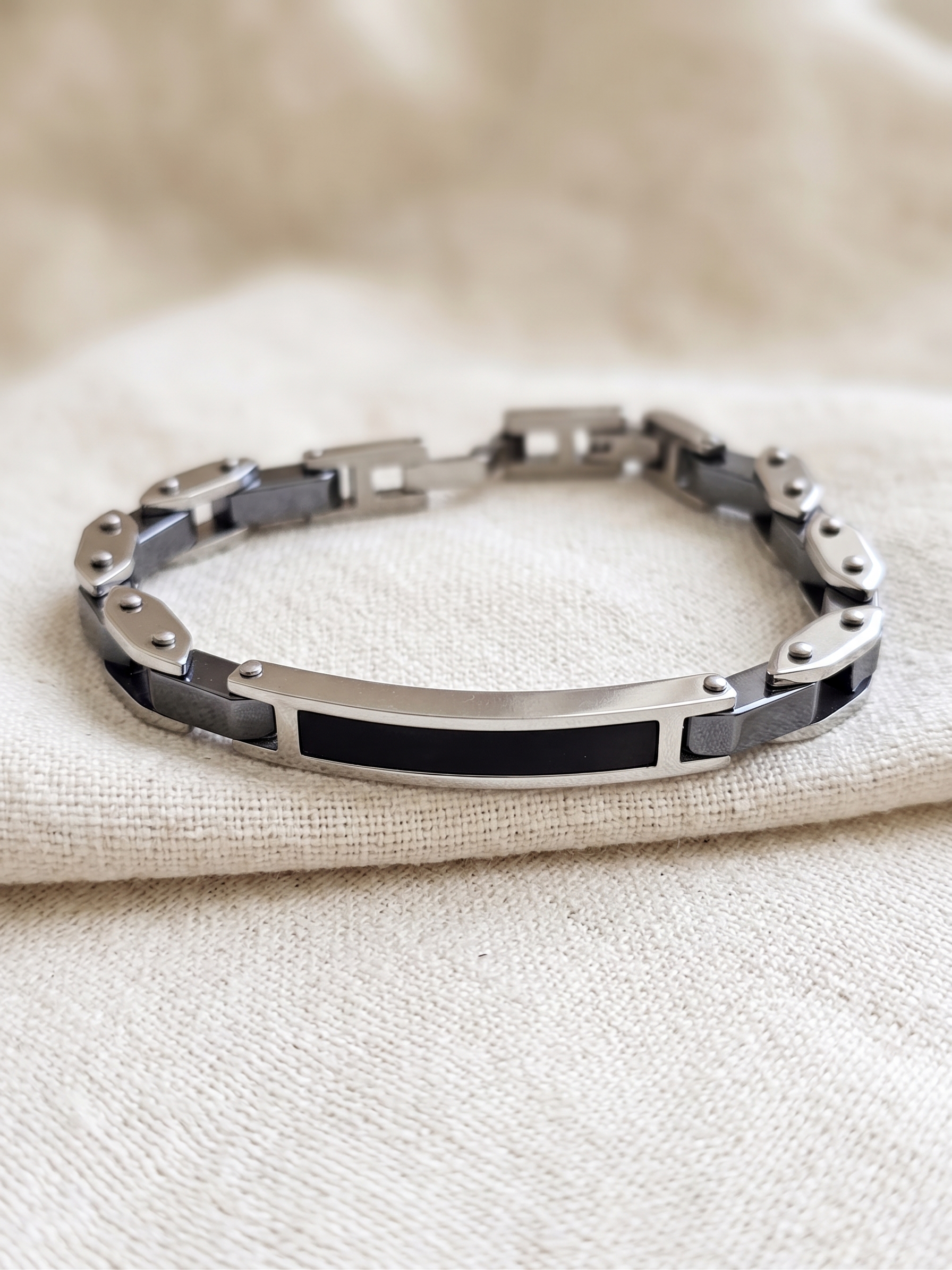 Bracelet pour Homme en Acier Inoxydable (12) Gourmette pour Homme en Acier Inoxydable – Image 1