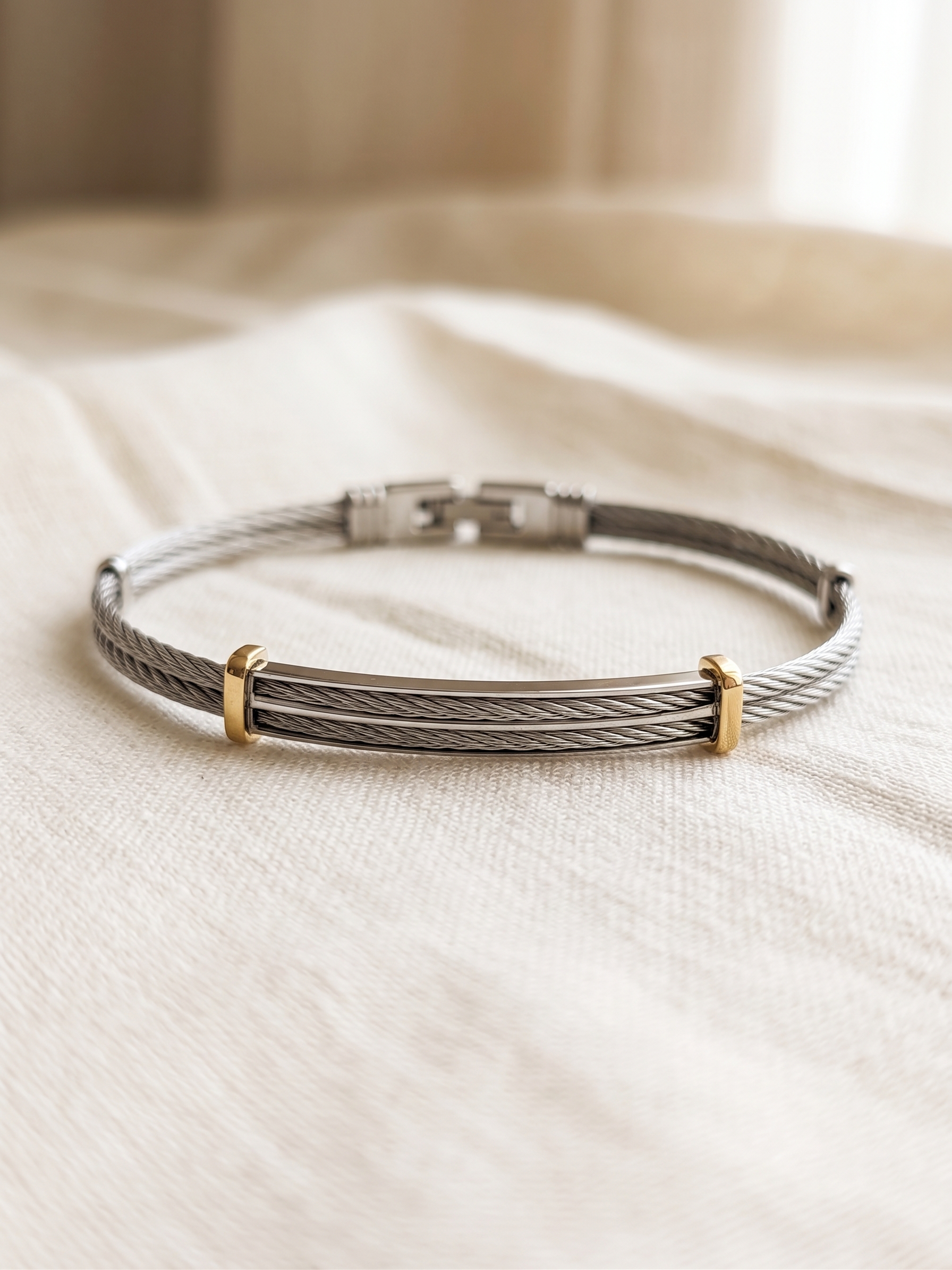 Bracelet pour Homme en Acier Inoxydable (8) Bracelet pour Homme en Acier Inoxydable – Image 1