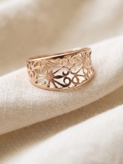 Bague en Plaqué Or CN de Haute Qualité
