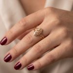 Bague en Plaqué Or CN de Haute Qualité